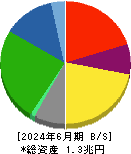 太平洋セメント 貸借対照表 2024年6月期 太平洋セメント 貸借対照表 2024年6月期