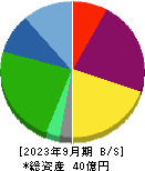 テスク 貸借対照表 2023年9月期