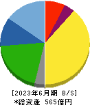 ステラケミファ 貸借対照表 2023年6月期