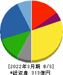 ラサ商事 貸借対照表 2022年3月期