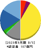 コスモ・バイオ 貸借対照表 2023年9月期