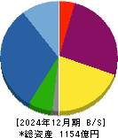 地主 貸借対照表 2024年12月期 地主 貸借対照表 2024年12月期