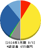 ゲームカード・ジョイコホールディングス 貸借対照表 2024年3月期