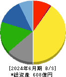 群栄化学工業 貸借対照表 2024年6月期