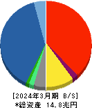 ＳＯＭＰＯホールディングス 貸借対照表 2024年3月期