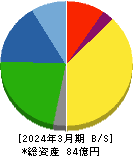 テイン 貸借対照表 2024年3月期