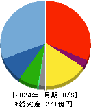 ウェルネット 貸借対照表 2024年6月期