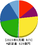 日本カーバイド工業 貸借対照表 2023年6月期