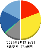 ＳＲＡホールディングス 貸借対照表 2024年3月期