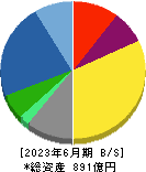 あすか製薬ホールディングス 貸借対照表 2023年6月期