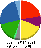 オリエンタルチエン工業 貸借対照表 2024年3月期