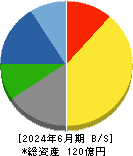 アルメタックス 貸借対照表 2024年6月期