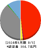 日本郵政 貸借対照表 2024年6月期