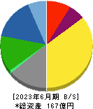 森下仁丹 貸借対照表 2023年6月期