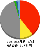 日本興亜損害保険 貸借対照表 2007年3月期