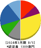 四国化成ホールディングス 貸借対照表 2024年3月期