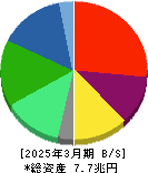 NTTデータグループ 貸借対照表 2025年3月期 NTTデータグループ 貸借対照表 2025年3月期