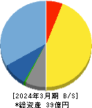 ディジタルメディアプロフェッショナル 貸借対照表 2024年3月期