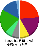 日本板硝子 貸借対照表 2023年6月期