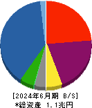 ＮＥＣキャピタルソリューション 貸借対照表 2024年6月期