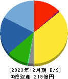 かわでん 貸借対照表 2023年12月期