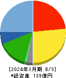 表示灯 貸借対照表 2024年3月期