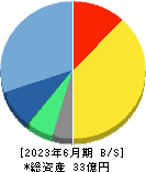 アイキューブドシステムズ 貸借対照表 2023年6月期