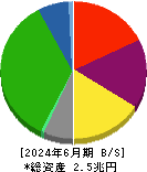 東急 貸借対照表 2024年6月期