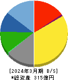 ＢＳＮメディアホールディングス 貸借対照表 2024年3月期