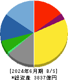 日鉄ソリューションズ 貸借対照表 2024年6月期