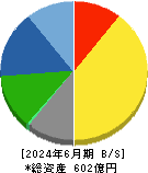 日本精化 貸借対照表 2024年6月期