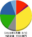 日本触媒 貸借対照表 2024年6月期