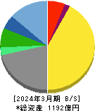 ＴＫＣ 貸借対照表 2024年3月期