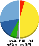 カナレ電気 貸借対照表 2024年6月期