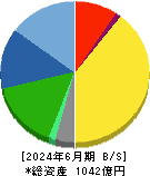 天馬 貸借対照表 2024年6月期