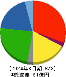 タツミ 貸借対照表 2024年6月期