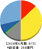 エヌアイデイ 貸借対照表 2024年6月期