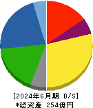 ダイトーケミックス 貸借対照表 2024年6月期