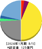 プロレド・パートナーズ 貸借対照表 2024年1月期