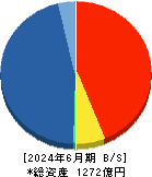 トレイダーズホールディングス 貸借対照表 2024年6月期