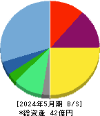 ＥＬＥＭＥＮＴＳ 貸借対照表 2024年5月期