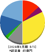 ＪＩＧ－ＳＡＷ 貸借対照表 2024年6月期