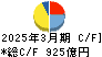三菱マテリアル キャッシュフロー計算書 2025年3月期 三菱マテリアル キャッシュフロー計算書 2025年3月期