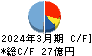 エステー キャッシュフロー計算書 2024年3月期