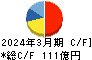 日産東京販売ホールディングス キャッシュフロー計算書 2024年3月期