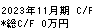 串カツ田中ホールディングス キャッシュフロー計算書 2023年11月期