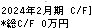 市進ホールディングス キャッシュフロー計算書 2024年2月期