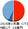 コンフィデンス・インターワークス キャッシュフロー計算書 2024年3月期 コンフィデンス・インターワークス キャッシュフロー計算書 2024年3月期